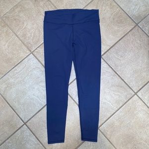 Navy Blue Ankle Length Fabletics Workout Leggings